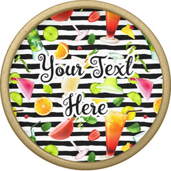 Cocktails Cabinet Knob - Gold (Personalized)