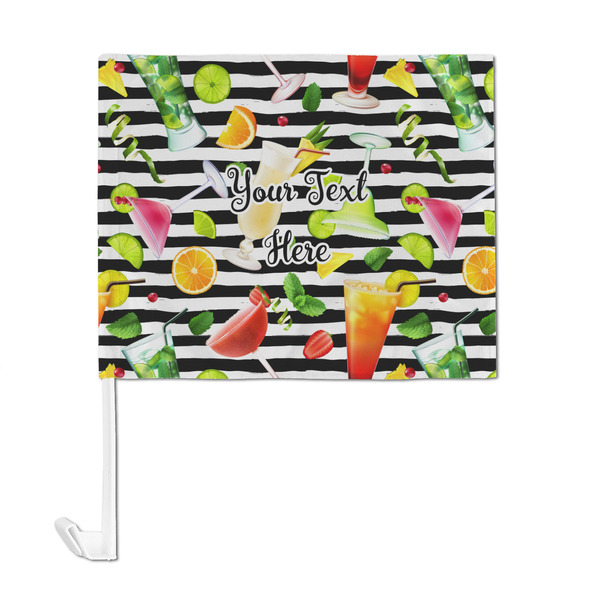 Cocktails Car Flag - Large - FRONT