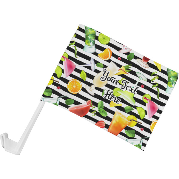 Custom Cocktails Car Flag - Small w/ Name or Text