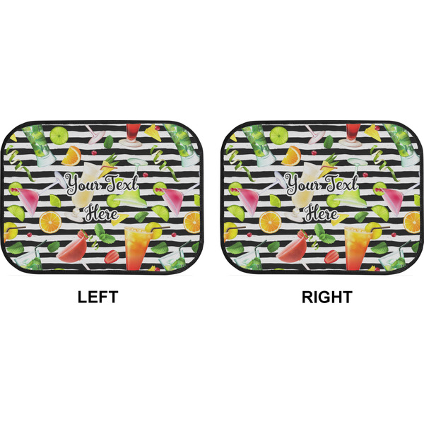 Cocktails Car Floor Mats (Back Seat) (Approval)