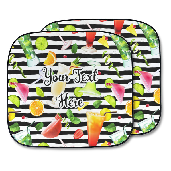 Custom Cocktails Car Sun Shade - Two Piece (Personalized)