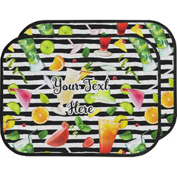 Cocktails Car Floor Mats (Back Seat) (Personalized)