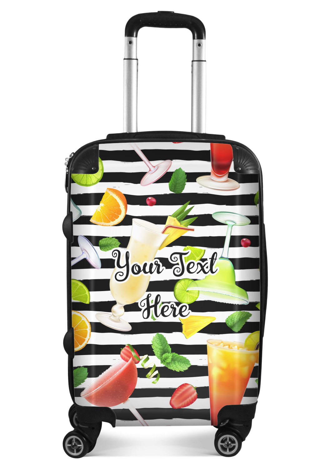 Cocktails Suitcase 20" Carry On (Personalized) YouCustomizeIt