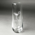 Cocktails Champagne Flute - Stemless Engraved (Personalized)