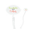 Cocktails 7" Oval Plastic Stir Sticks - Clear