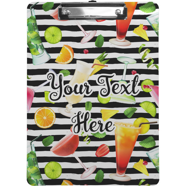 Custom Cocktails Clipboard (Letter Size) (Personalized)