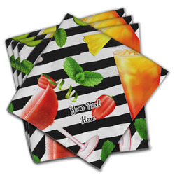 Cocktails Cloth Napkins (Set of 4) (Personalized)