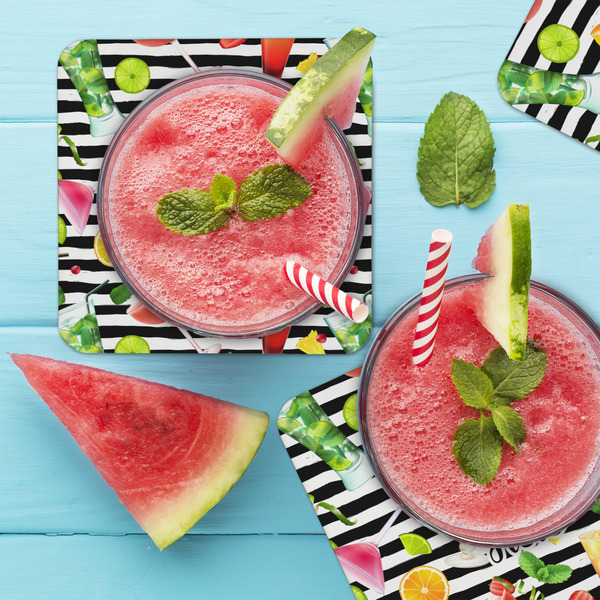 Cocktails Coaster Set - LIFESTYLE