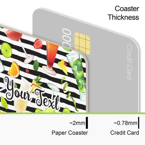 Cocktails Coaster Thickness