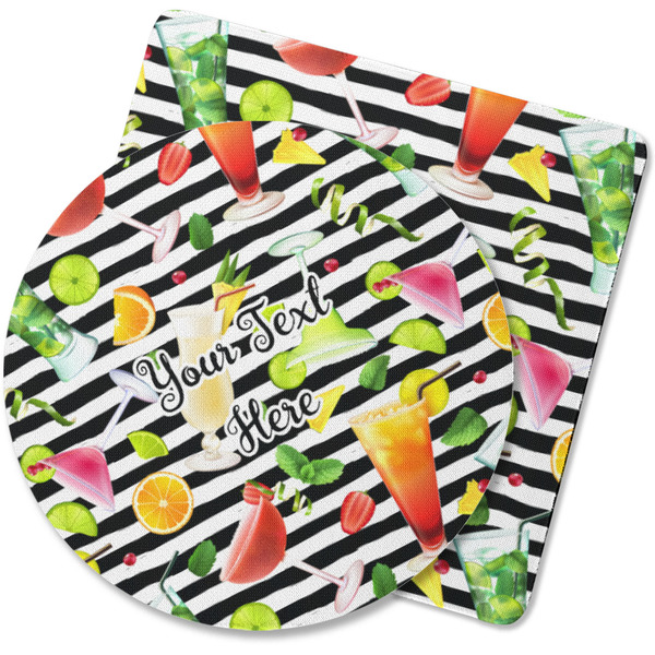 Custom Cocktails Rubber Backed Coaster (Personalized)
