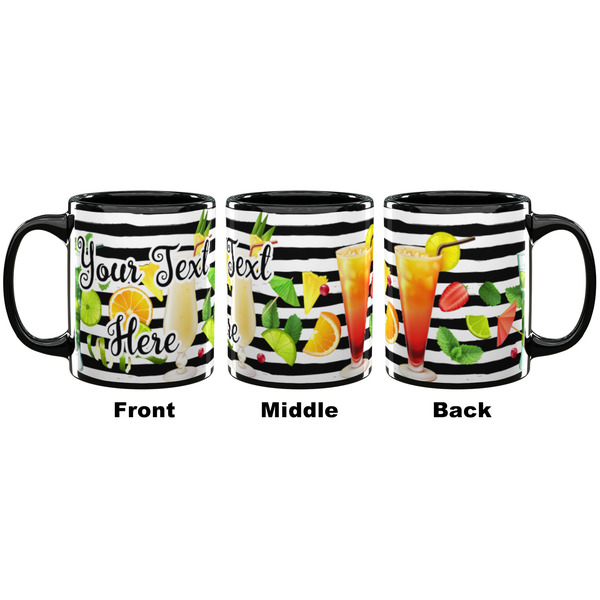 Cocktails Coffee Mug - 11 oz - Black APPROVAL
