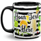 Cocktails 11 Oz Coffee Mug - Black (Personalized)