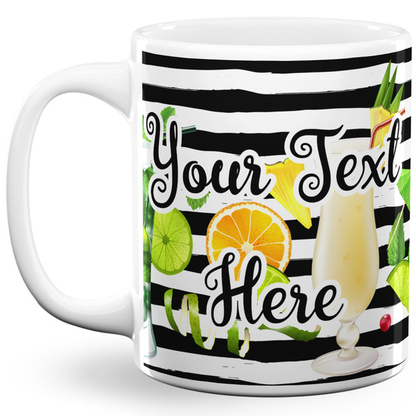 Custom Cocktails 11 Oz Coffee Mug - White (Personalized)