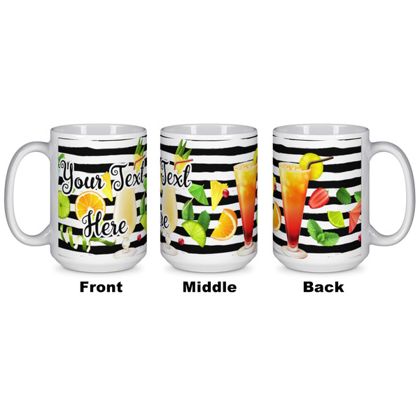 Cocktails Coffee Mug - 15 oz - White APPROVAL