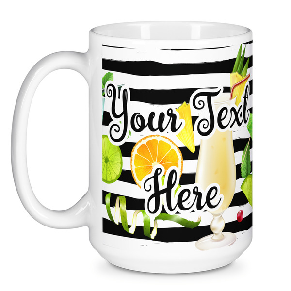 Cocktails Coffee Mug - 15 oz - White