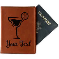 Cocktails Passport Holder - Faux Leather (Personalized)