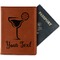 Cocktails Passport Holder - Faux Leather (Personalized)