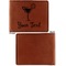 Cocktails Cognac Leatherette Bifold Wallets - Front and Back Single Sided - Apvl