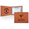 Cocktails Cognac Leatherette Diploma / Certificate Holders - Front and Inside - Main
