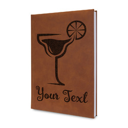 Cocktails Leatherette Journal - Double Sided (Personalized)