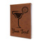 Cocktails Cognac Leatherette Journal - Main