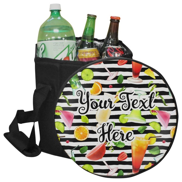 Custom Cocktails Collapsible Cooler & Seat (Personalized)
