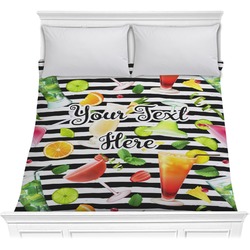 Cocktails Comforter - Full / Queen (Personalized)