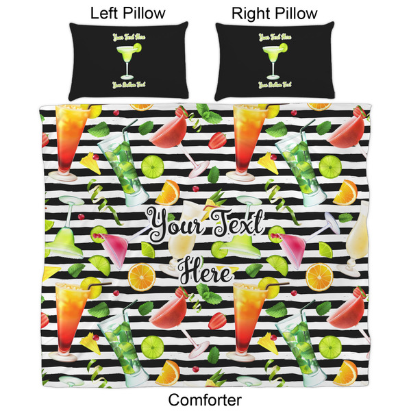 Cocktails Comforter Set - King - Approval
