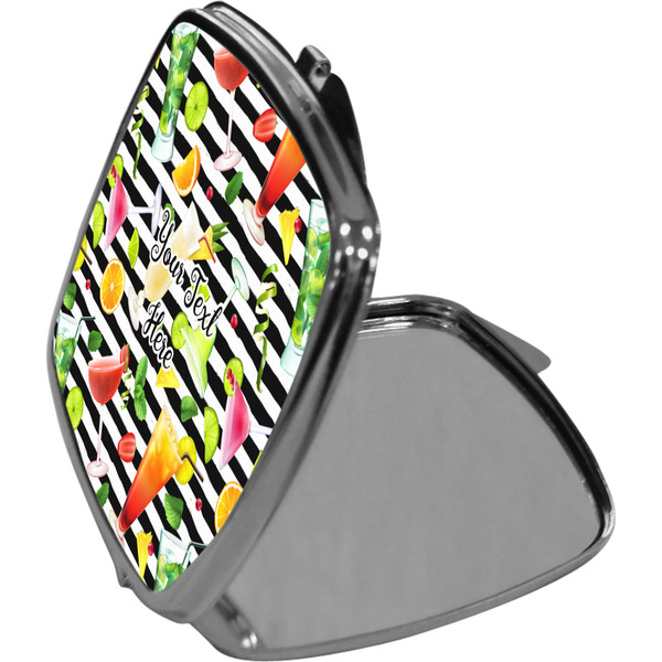 Cocktails Compact Mirror (Side View)