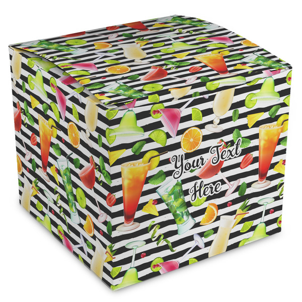 Custom Cocktails Cube Favor Gift Boxes (Personalized)