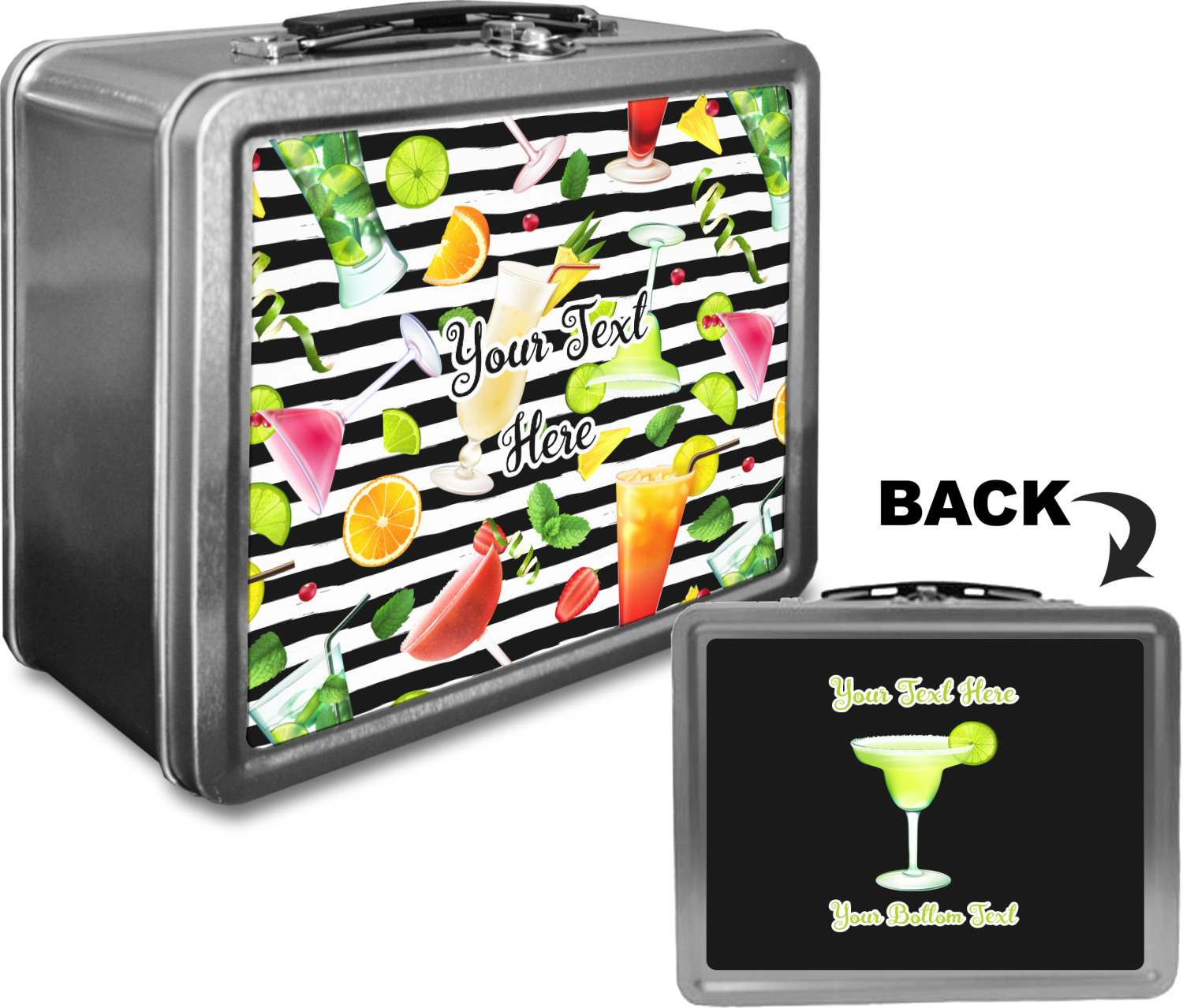 Custom Cocktails Lunch Box (Personalized) | YouCustomizeIt