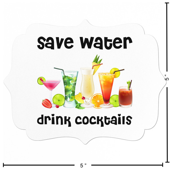 Cocktails Custom Shape Iron On Patches - L - APPROVAL