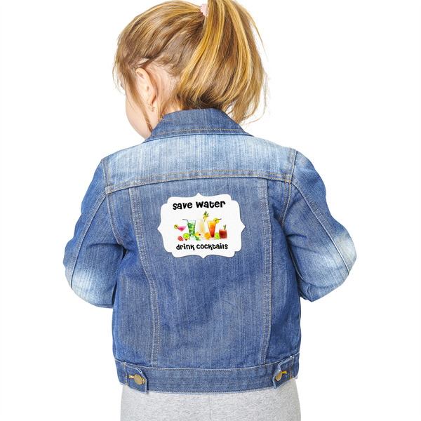 Cocktails Custom Shape Iron On Patches - XXL - Single - Approval