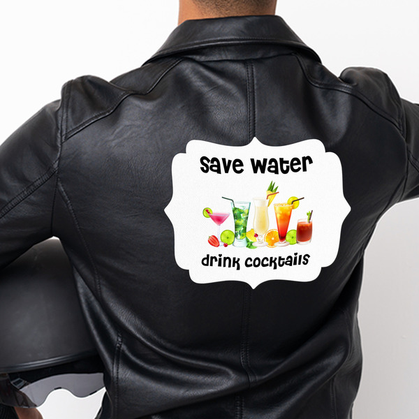 Cocktails Custom Shape Iron On Patches - XXXL - APPROVAL