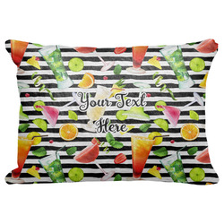 Cocktails Decorative Baby Pillowcase - 16"x12" w/ Name or Text