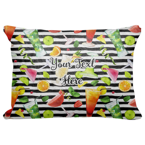 Custom Cocktails Decorative Baby Pillowcase - 16"x12" w/ Name or Text
