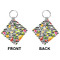 Cocktails Diamond Keychain (Front + Back)