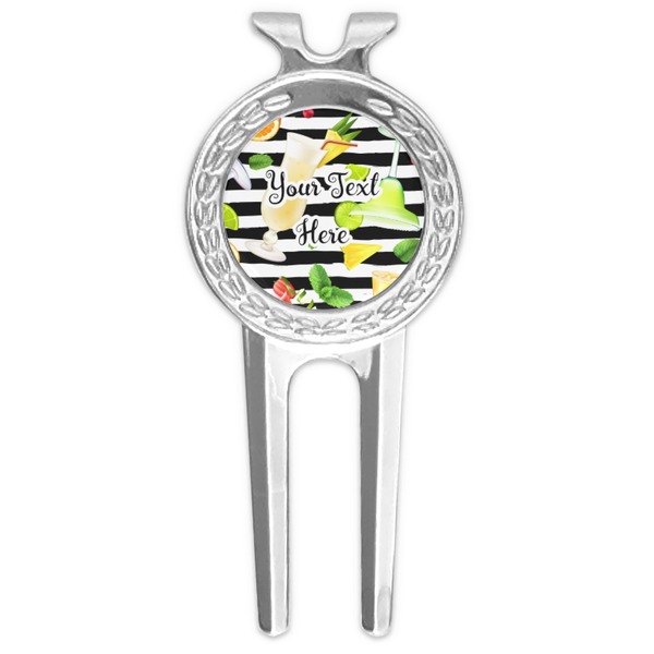 Custom Cocktails Golf Divot Tool & Ball Marker (Personalized)