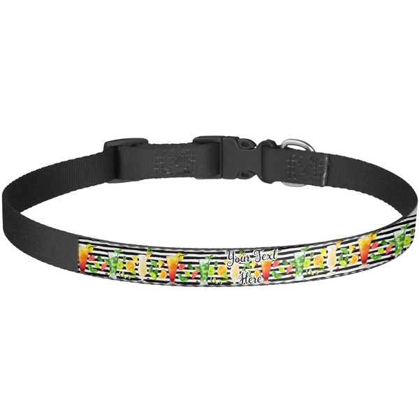 Custom Cocktails Dog Collar - Large (Personalized)