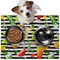 Cocktails Dog Food Mat - Medium LIFESTYLE