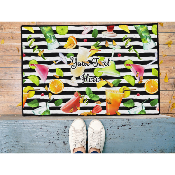 Cocktails Door Mat - LIFESTYLE (Med)
