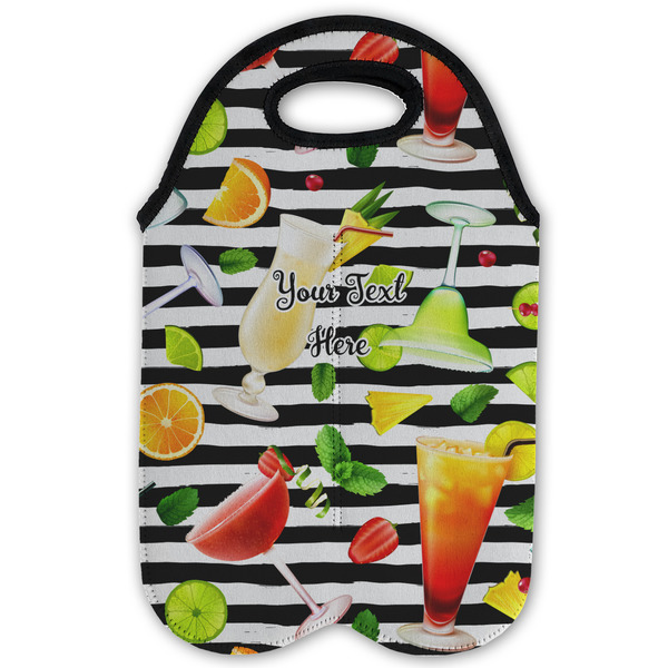 Cocktails Double Wine Tote - Flat (new)