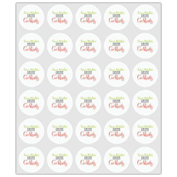 Cocktails Drink Topper - XSmall - Set of 30