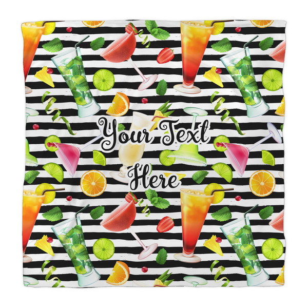 Cocktails Duvet Cover - Queen - Front