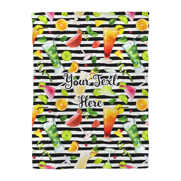 Cocktails Duvet Cover - Twin XL - Front