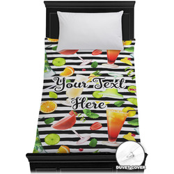 Cocktails Duvet Cover - Twin XL (Personalized)