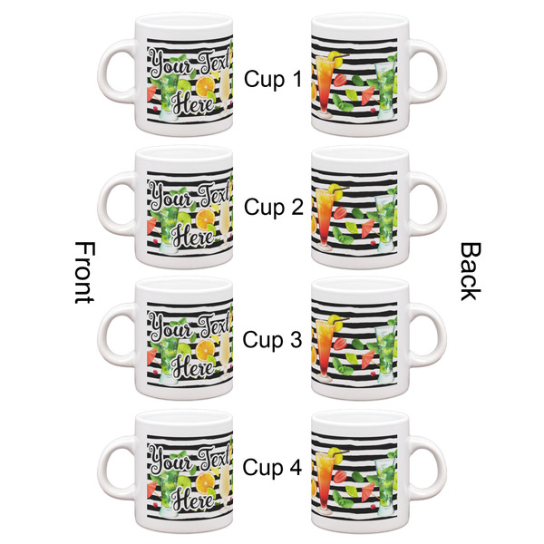 Cocktails Espresso Cup Set of 4 - Apvl