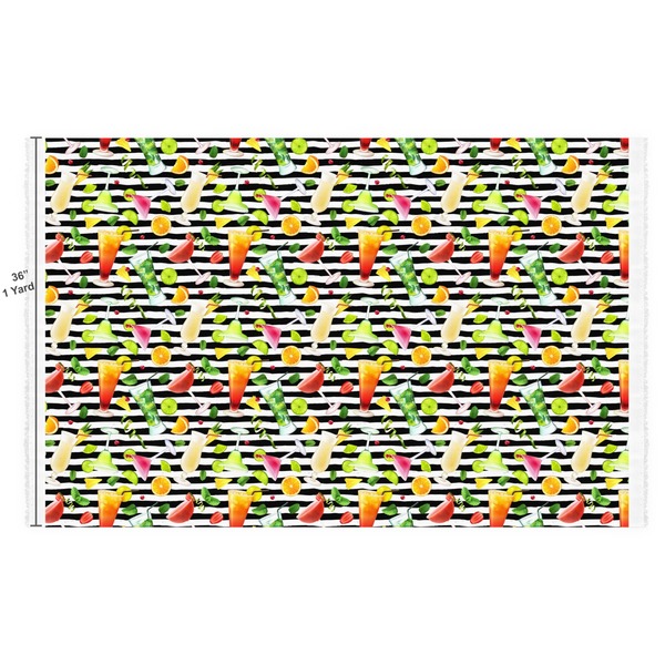 Cocktails Fabric Full Yard