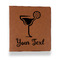 Cocktails Leather Binder - 1" - Rawhide - Front View