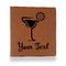 Cocktails Leather Binder - 1" - Rawhide (Personalized)